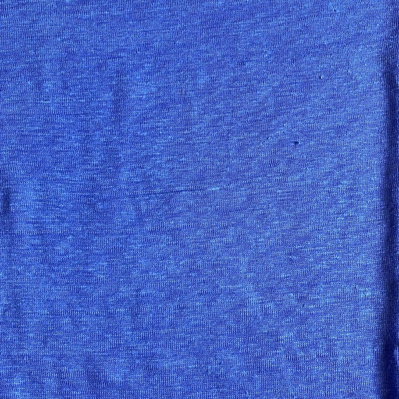 J.Crew Elbow Sleeve Tee In Linen-43107- Dark Lilac- Size Medium - Picture 4 of 5